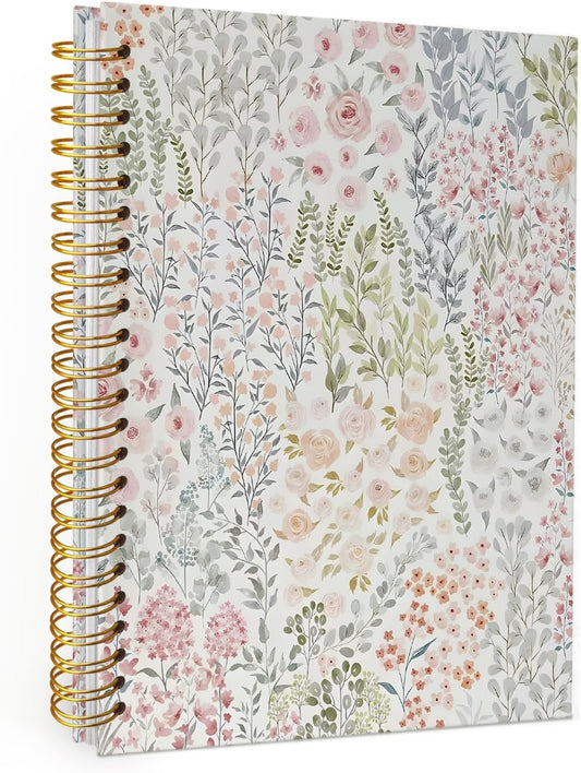 Cute Notebook, Aesthetic Spiral Notebook Journal for Women