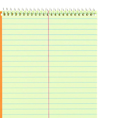 National Steno Notebook, Gregg-Ruled, Green Eye-Ease Paper, Brown Cover, 6" x 9", 60 Sheets (36646)