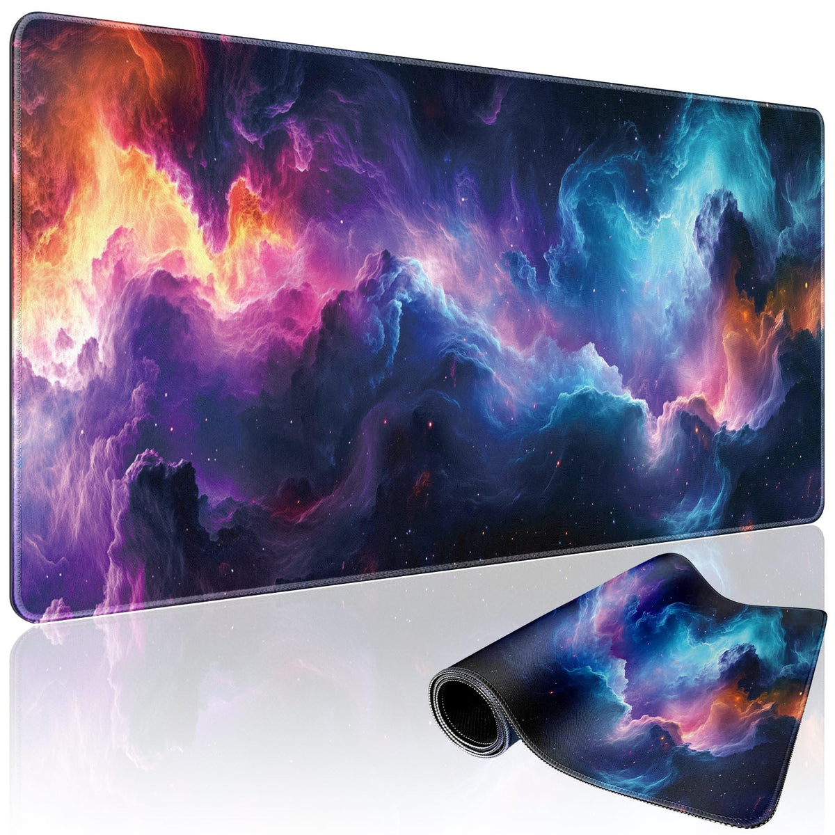 Mystical Gothic Library Large Gaming Mouse Pad Desk Mat 31.5x15.7