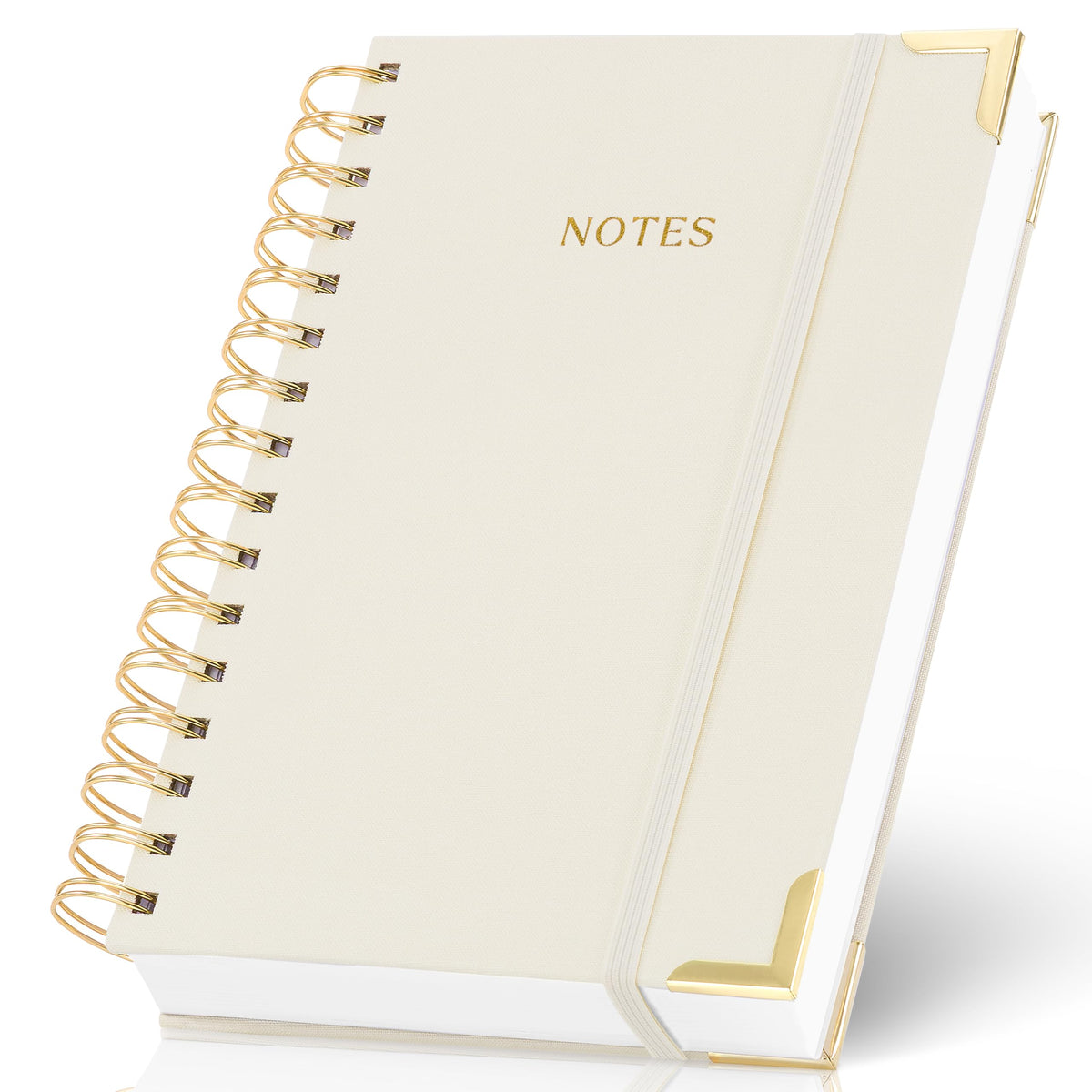 Aesthetic Thick Spiral Notebook Journal For Women in B5 - Linen Hardcover