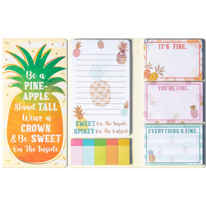 B1ykin Sticky Notes Set - 550 Sheets Memo Writing Pad Cat Floral Design