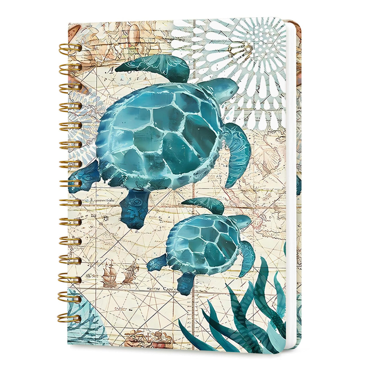 Lined Spiral Journal Notebook for Work A5, 160 Pages, Explosive Cat