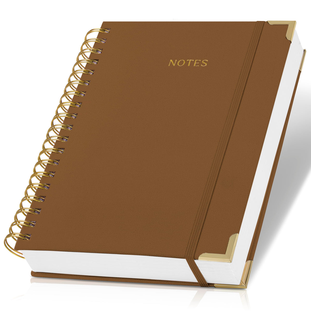 Aesthetic Thick Spiral Notebook Journal For Women in B5 - Linen Hardcover