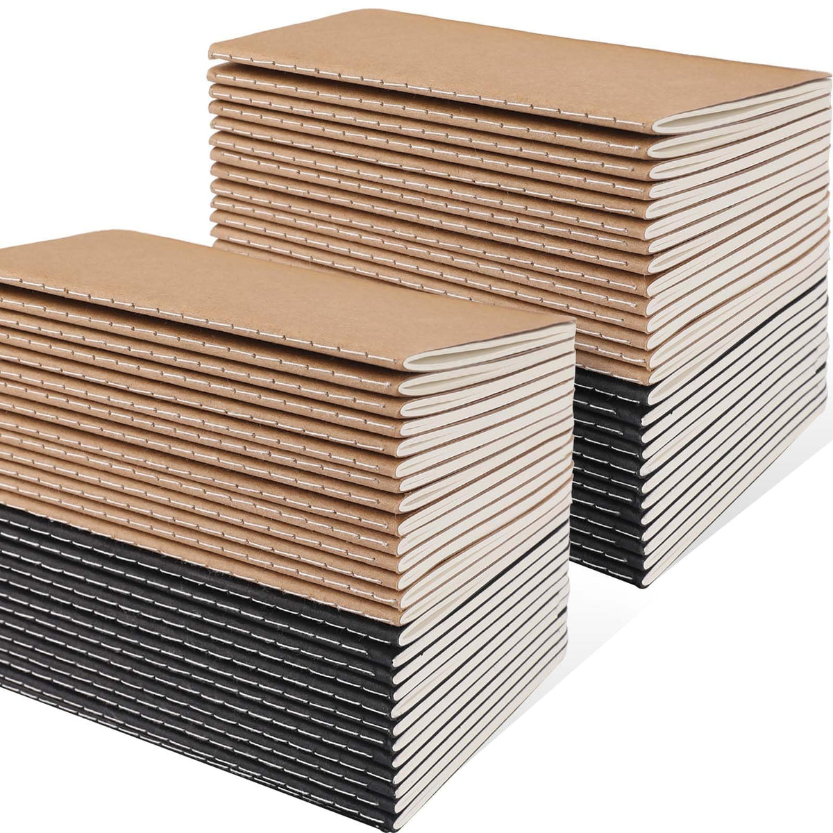 Oucaru 16PCS Mini Notebooks Bulk, Small Pocket Notebook, 3.5"x5.5" Blank