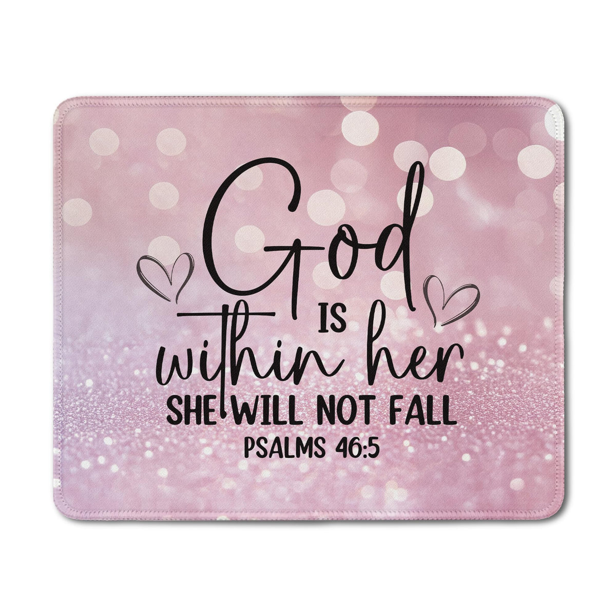Inspirational Christian God Says I Am Mouse Pad, Minimalist Boho Floral Bible Verse Affirmation Mouse Pads Mousepad for Home Office Dorm Computers Laptop Supplies Desk Accessories, 9.5x7.9 Inch