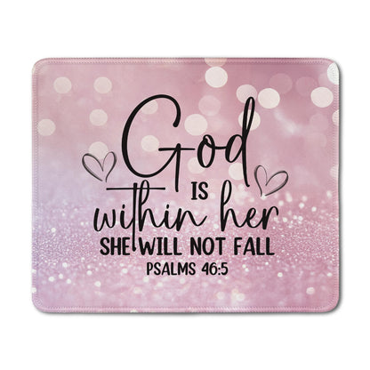 Inspirational Christian God Says I Am Mouse Pad, Minimalist Boho Floral Bible Verse Affirmation Mouse Pads Mousepad for Home Office Dorm Computers Laptop Supplies Desk Accessories, 9.5x7.9 Inch