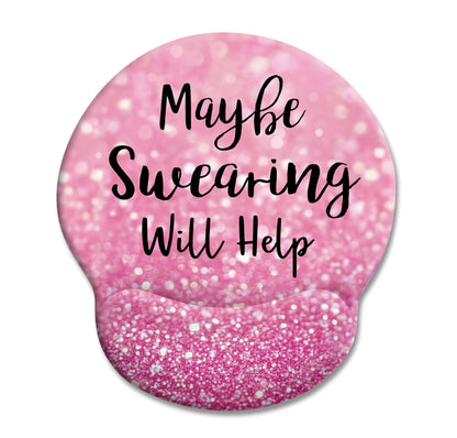 LIMKRIAN Funny Ergonomic Mouse Pad with Wrist Rest, Cat Desk Decor Gifts
