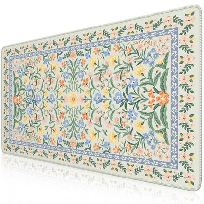 iCasso Desk Mat,Mouse Pad for Office Decor,35.4x15.7in,Deep Green