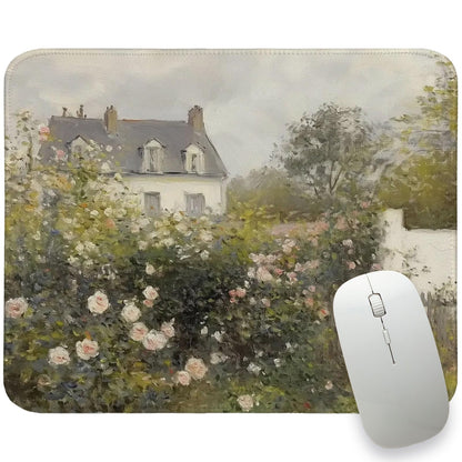 UTELKA Retro Boho Flroal Mouse Pad, Cute Mousepad for Desk Women 10x8