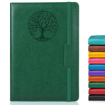 Biuwory Leather Journal Notebook,256 Thick Lined Pages,Hardcover 5.7"×8.3"