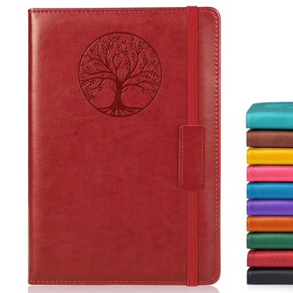 Biuwory Leather Journal Notebook,256 Thick Lined Pages,Hardcover 5.7"×8.3"