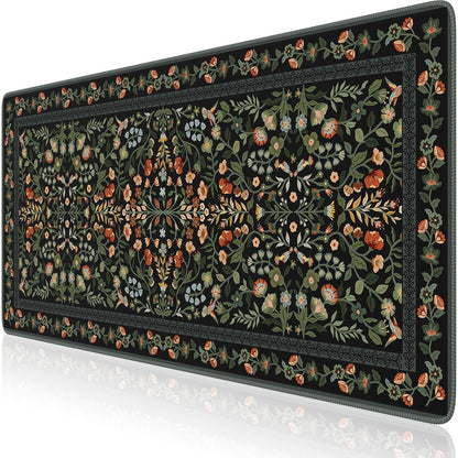iCasso Desk Mat,Mouse Pad for Office Decor,35.4x15.7in,Deep Green