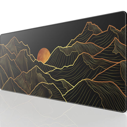 KTRIO Large Gaming Mouse Pad Desk Mat for Gamer, 31.5" x 11.8", Black, XL