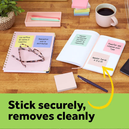 Post-it Greener Notes, 4 x 6 in, Sweet Sprinkles Collection, 5 Lined Pads