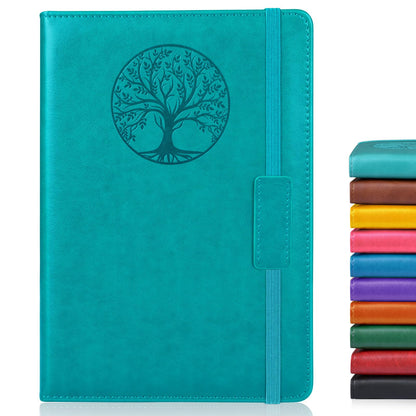 Biuwory Leather Journal Notebook,256 Thick Lined Pages,Hardcover 5.7"×8.3"