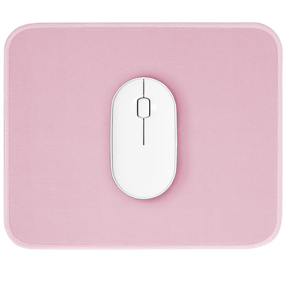 Pink Mouse Pad, Nice and Cute Mouse Pad, Splash-Proof Textured 10.2 x 8.2Inch, Stitched Edge Non-Slip Waterproof Rubber