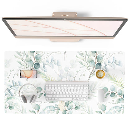 QiyI PU Leather Large Mouse Pad, Office Decor, 31.5" x 15.7", Rose Gold