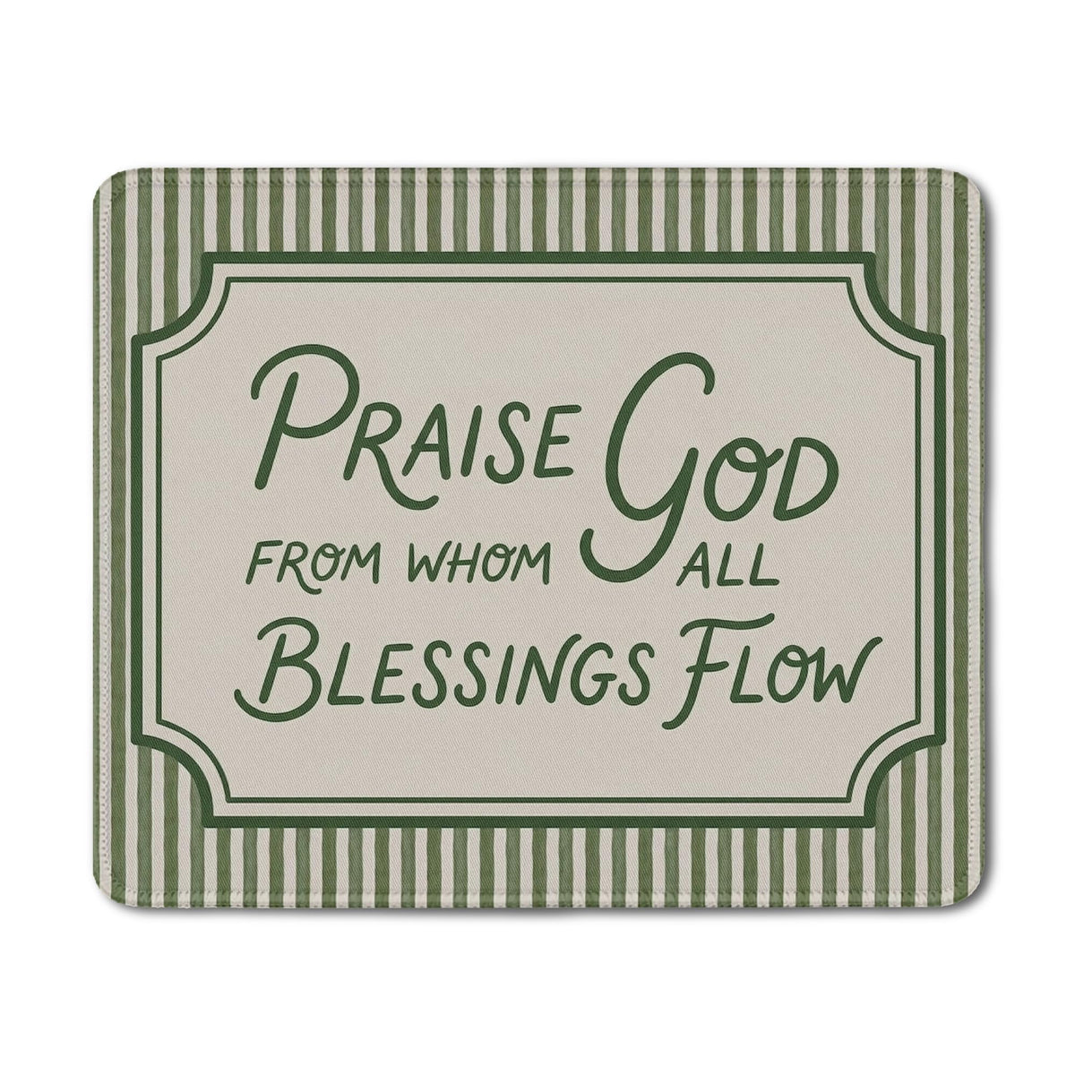 Inspirational Christian God Says I Am Mouse Pad, Minimalist Boho Floral Bible Verse Affirmation Mouse Pads Mousepad for Home Office Dorm Computers Laptop Supplies Desk Accessories, 9.5x7.9 Inch