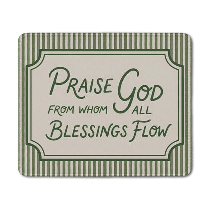 Inspirational Christian God Says I Am Mouse Pad, Minimalist Boho Floral Bible Verse Affirmation Mouse Pads Mousepad for Home Office Dorm Computers Laptop Supplies Desk Accessories, 9.5x7.9 Inch