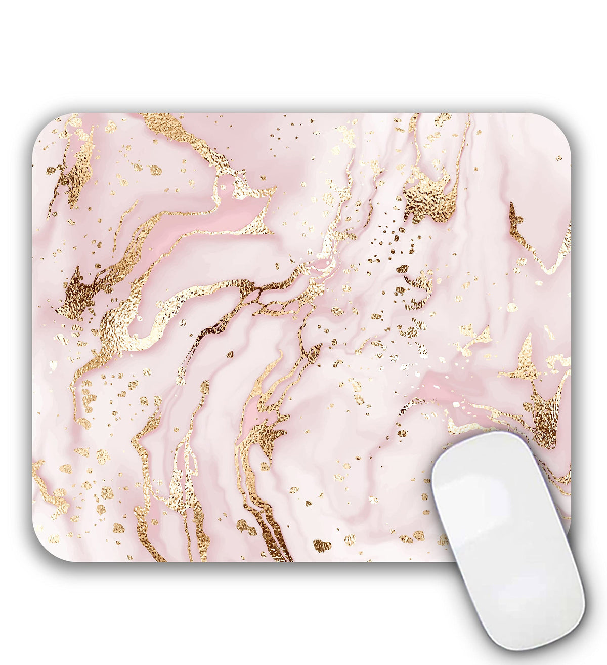 Mouse Pad Purple Butterflies Mouse Mat for Desk Laptop Computer