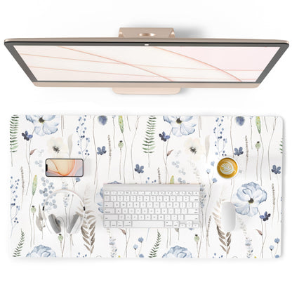 QiyI PU Leather Large Mouse Pad, Office Decor, 31.5" x 15.7", Rose Gold