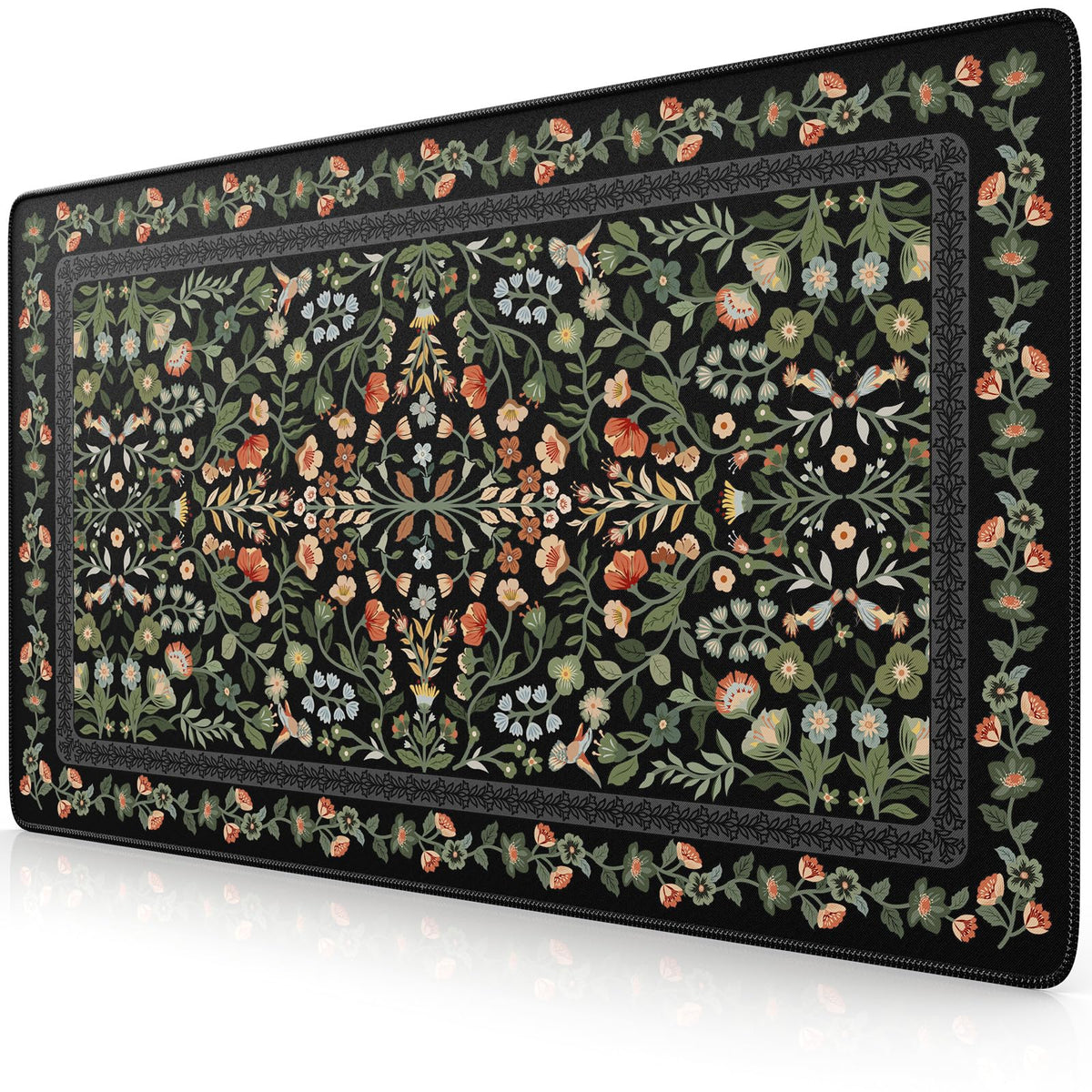 iCasso Desk Mat,Mouse Pad for Office Decor,35.4x15.7in,Deep Green