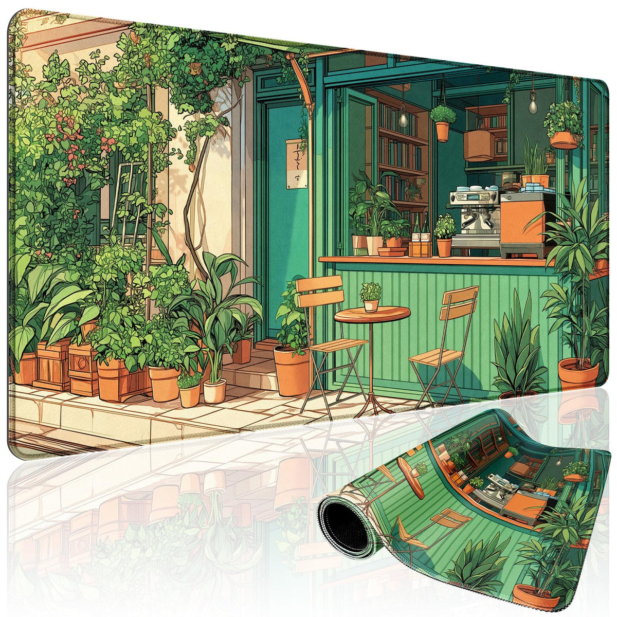 Mystical Gothic Library Large Gaming Mouse Pad Desk Mat 31.5x15.7