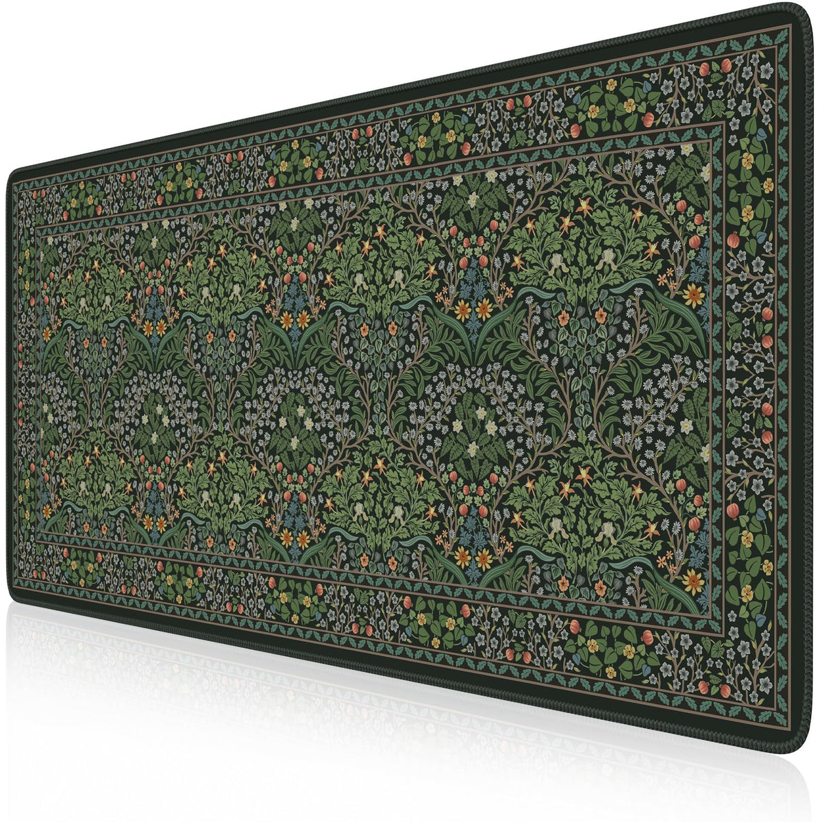 iCasso Desk Mat,Mouse Pad for Office Decor,35.4x15.7in,Deep Green