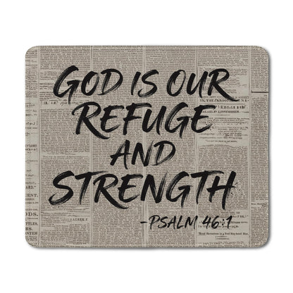 Inspirational Christian God Says I Am Mouse Pad, Minimalist Boho Floral Bible Verse Affirmation Mouse Pads Mousepad for Home Office Dorm Computers Laptop Supplies Desk Accessories, 9.5x7.9 Inch