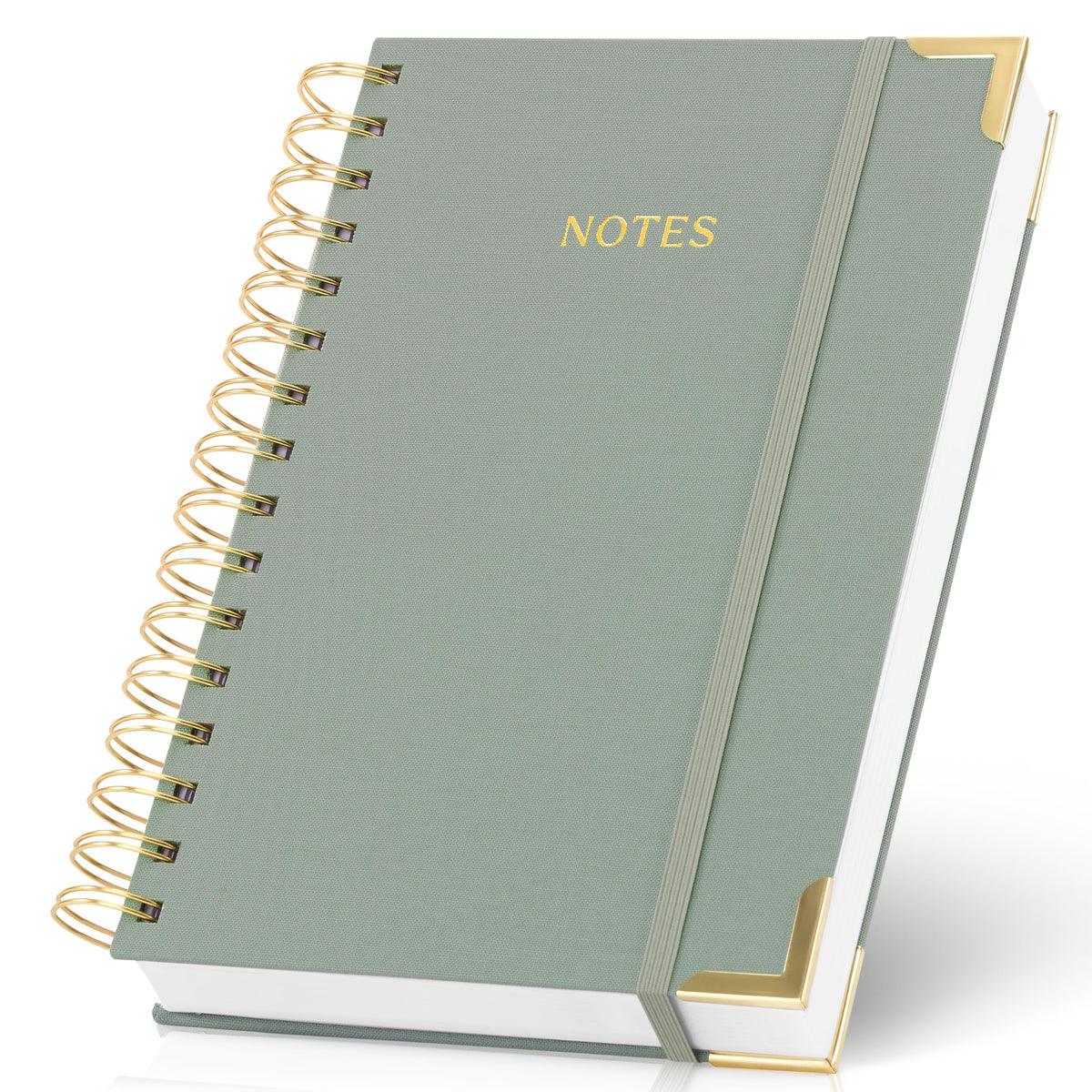 Aesthetic Thick Spiral Notebook Journal For Women in B5 - Linen Hardcover